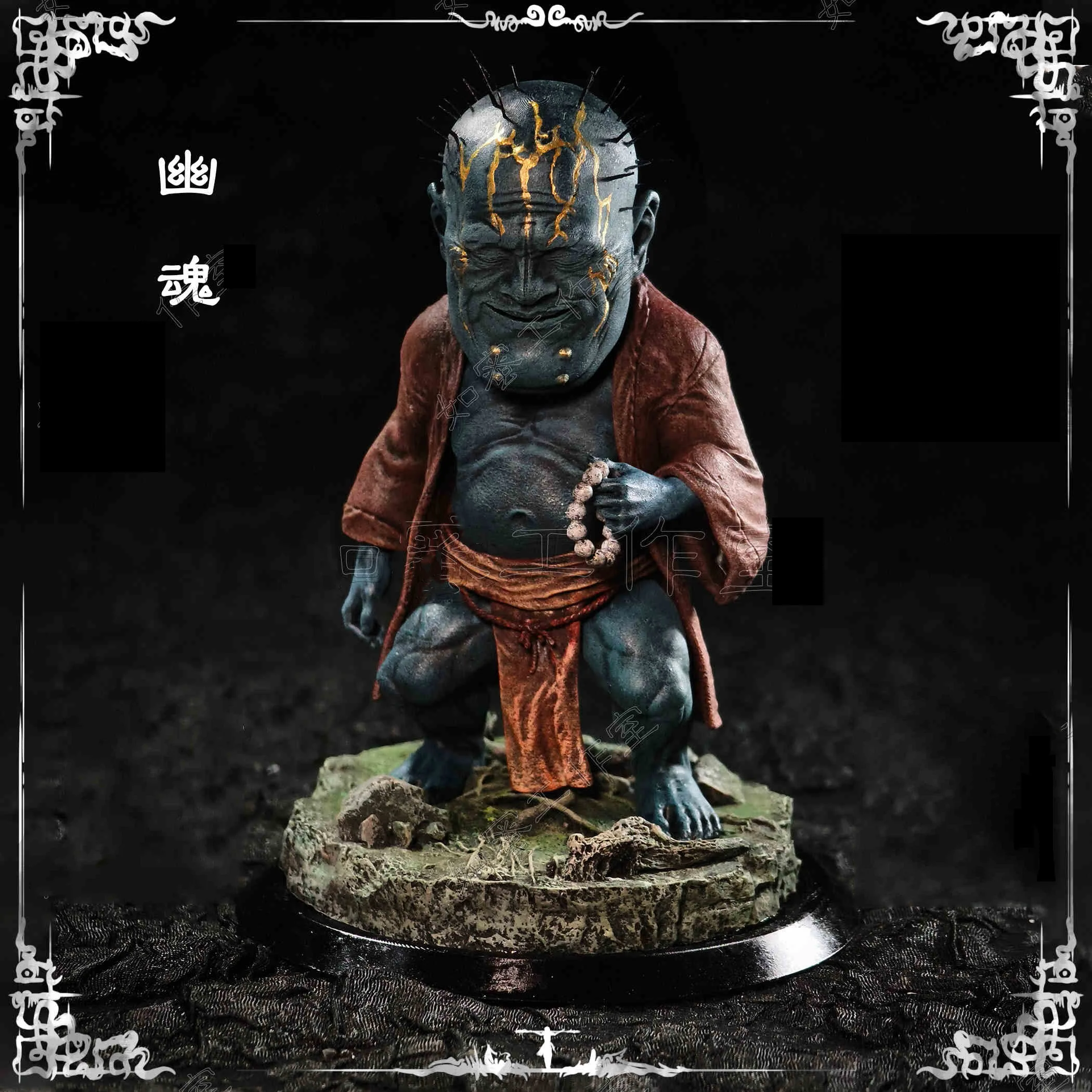 12cm Black Myth Wukong Figure Wandering Wight Elder Jinchi Action Figures Figurine 3d Printing Resin Collect Model Ornaments Toy