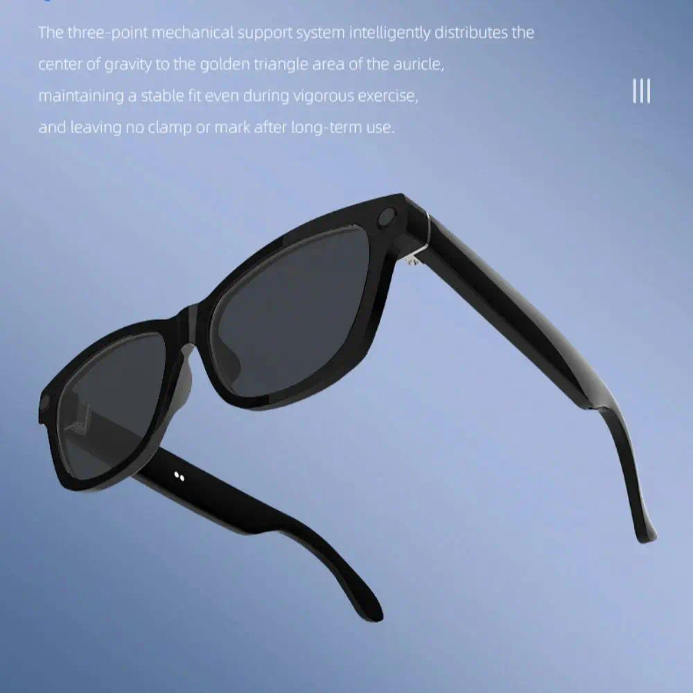 V03 Smart Glasses Camera Control Bluetooth Call Music Control Open Listening Design Polarized Lenses Smart Sunglasses - view 3