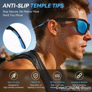 CoolWiz Smart Glasses, 4 Levels Electrochromic — New Business Style for Men, 164+ Translation Languages via ChatGPT, Black Sunglasses, Waterproof, suitable for outdoor sports and everyday use - view 7