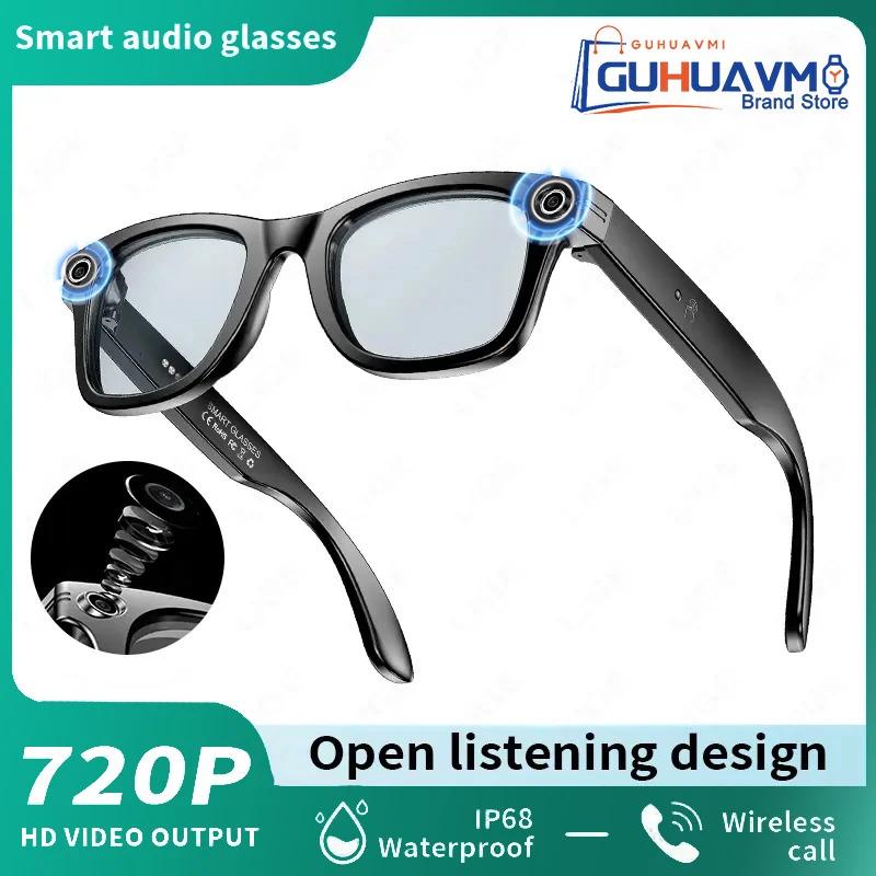 New CoolWiz Smart Glasses (4K Ultra HD) for learning and travel, featuring an 8MP AI camera that captures photos and records video, supports AI transmission and calls—ideal for outdoor sports and everyday use. - gallery