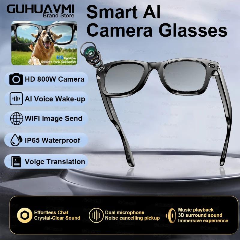 CoolWiz Camera HD Pixel 800W New 32GB Smart Glasses for Women — Photo Capture & Video Recording, AI Translation, Waterproof AI Glasses for Men, suitable for outdoor sports and daily use - gallery