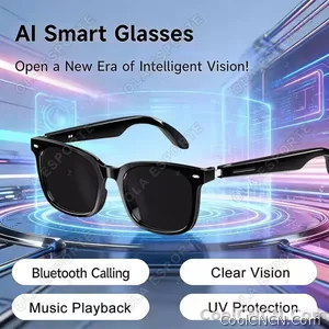 2026 New AI Smart Glasses Sunscreen Sunglasses Bluetooth Calling Music Player Camera Control UV Protection Glasses For Men Women - view 1