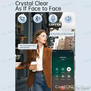 2026 New AI Smart Glasses Sunscreen Sunglasses Bluetooth Calling Music Player Camera Control UV Protection Glasses For Men Women - view 5