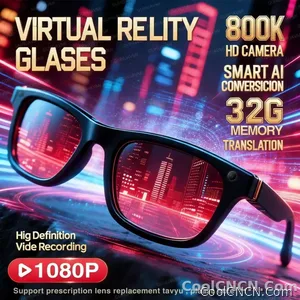 2026 New Smart AI Glasses 1080P HD Video Record Camera ChatGPT Bluetooth Call 32GB ROM Language Translation Music Sunglasses Men - view 1