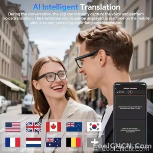 2026 New Smart AI Glasses 1080P HD Video Record Camera ChatGPT Bluetooth Call 32GB ROM Language Translation Music Sunglasses Men - view 6