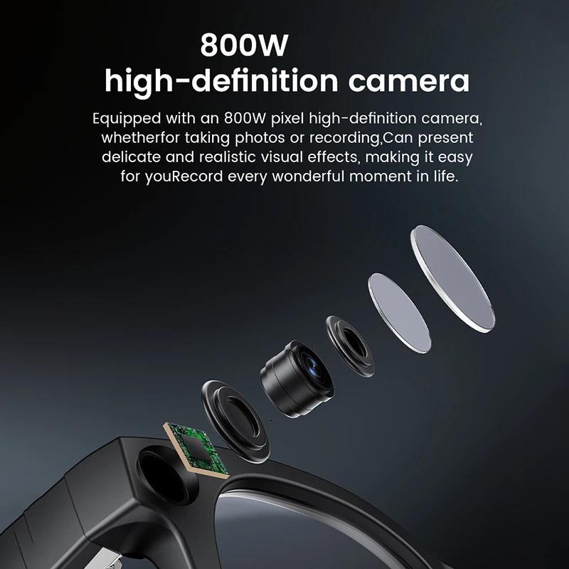 2026 New AI SmartGlasses 800W Camera Touch-sensitive AI Translation 320mah AI Photo Recognition 32 GB Storage Smart Sunglasses - gallery