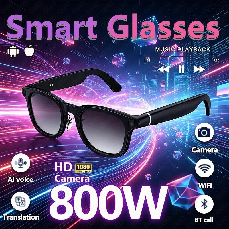 How to Style Your Smart Glasses 2026 New Smart Glasses Dual Microphone Noise Reduction Listening to Music 800W HD Camera Recording Bluetooth Call Smart Glasses for Every Occasion