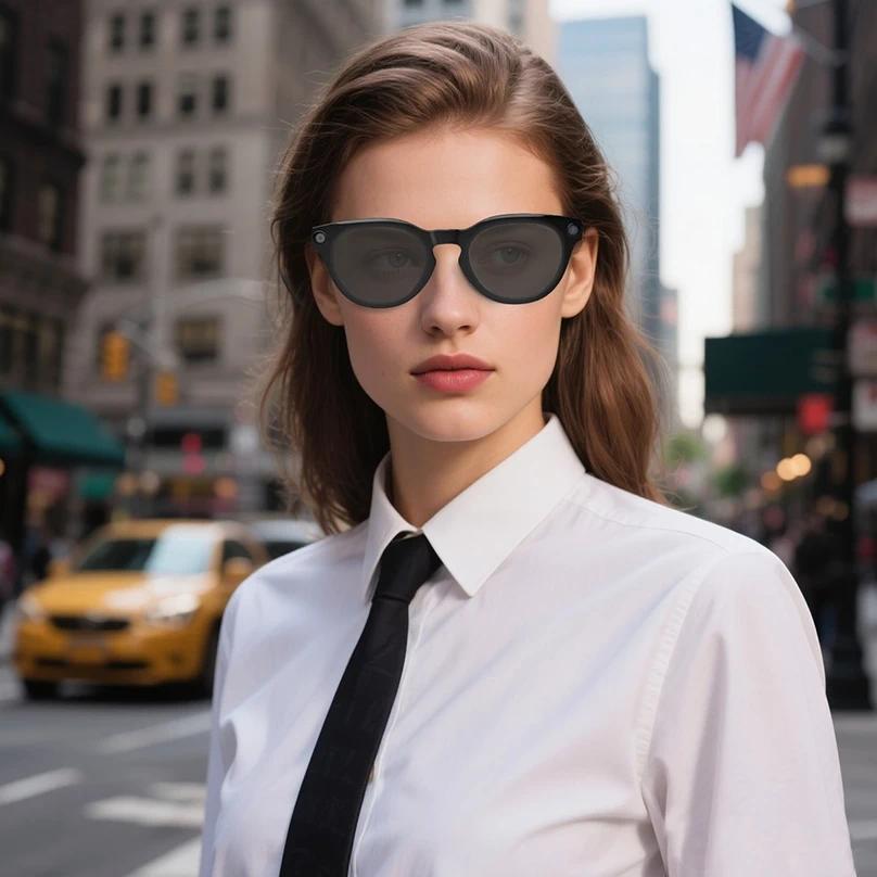 Smart Glasses Camera Glasses BT Call Music Touch Sunglasses Voice Assistant Video Recording WIFI AI Glasses Translator - gallery