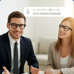Smart Glasses Camera Glasses BT Call Music Touch Sunglasses Voice Assistant Video Recording WIFI AI Glasses Translator - view 4