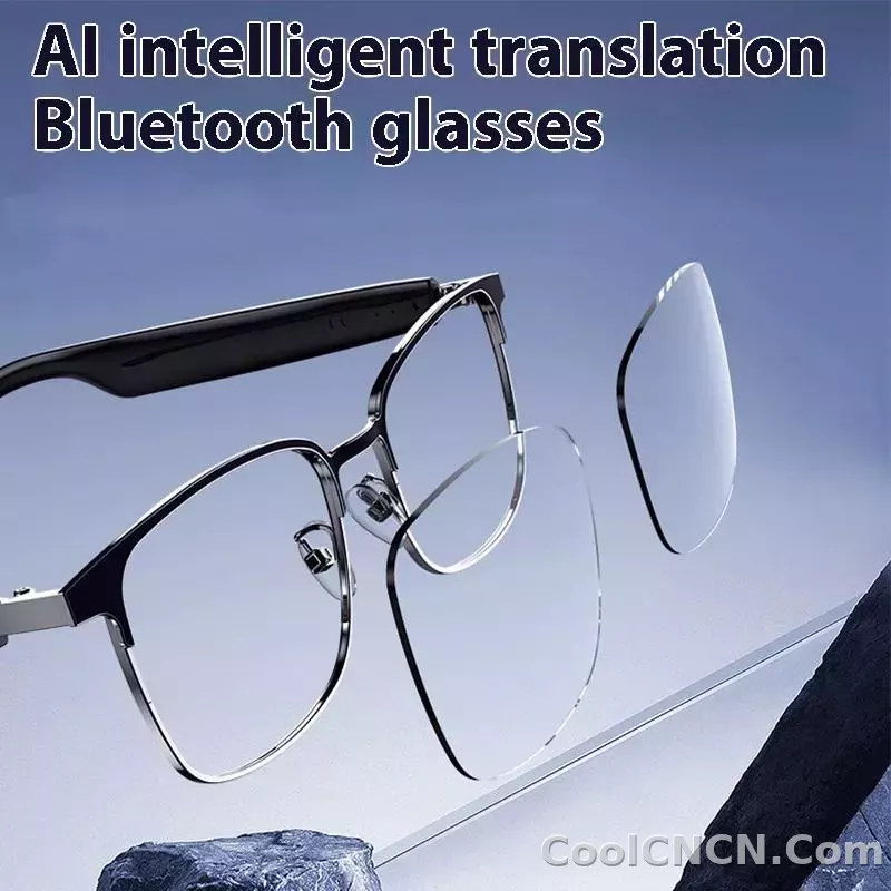 AI Glasses For Men languages Real Time Translation Wireless Bluetooth Touch Call Meeting Sports Music Smart Glasses - detail
