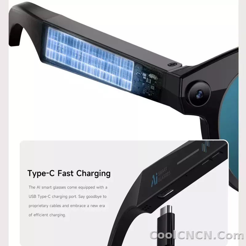 2026 New AI Smart Glasses for Photography And Video Intelligent Interactive Translation Feature Compatible with IOS And Android - detail
