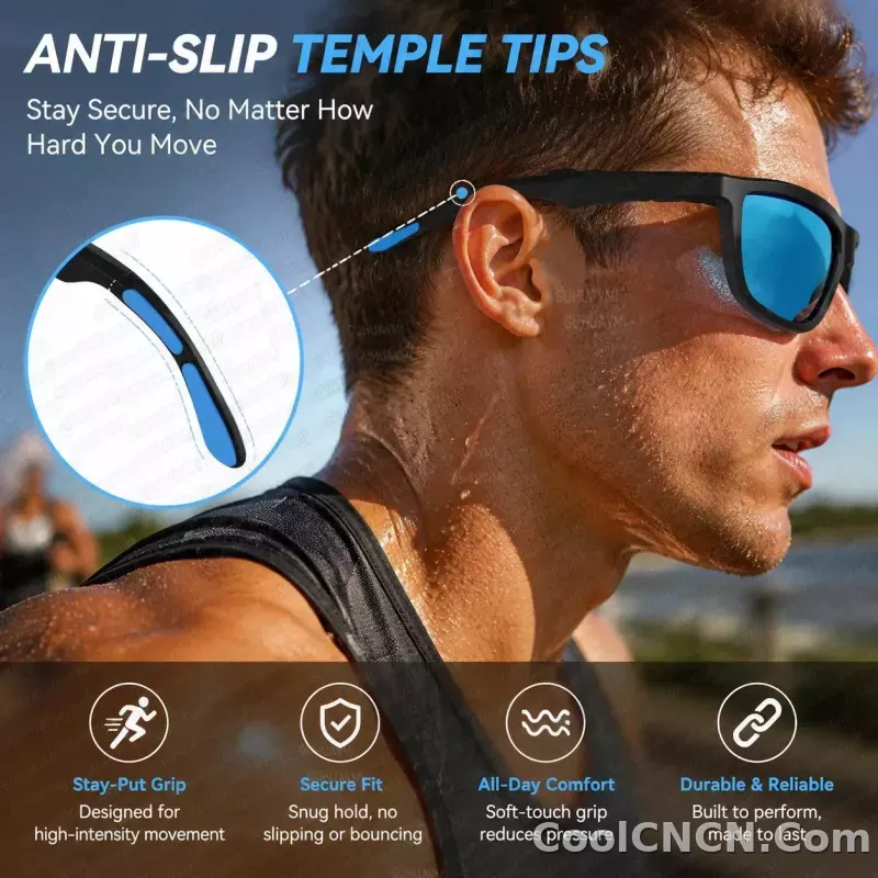 New 2026 Pro Smart Sunglasses Bluetooth AI Voice Assistant Translation HD Audio ENC Dual Mic Touch Color Change IP65 TR90 Frame - detail