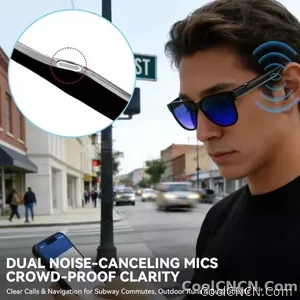 New 2026 Pro Smart Sunglasses Bluetooth AI Voice Assistant Translation HD Audio ENC Dual Mic Touch Color Change IP65 TR90 Frame - view 5