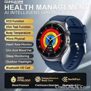 CoolWiz New Healthcare-Grade Smartwatch — Health Monitoring (Uric Acid, Lipids), ECG + PPG, Temperature, BMI, Bluetooth Calls, iOS Health smartwatch for outdoor sports and everyday use - view 9