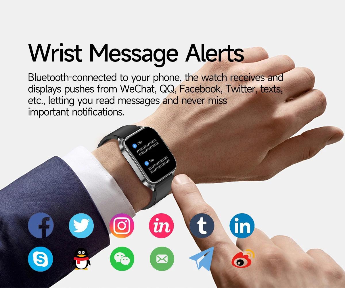 CoolWiz New Laser Therapy Smart Watch, ECG+PPG, Men’s 3D Curved Design, Sapphire Glass, Blood Pressure, Uric Acid, Lipids Monitoring, Sports smartwatch for outdoor activities and daily use - gallery