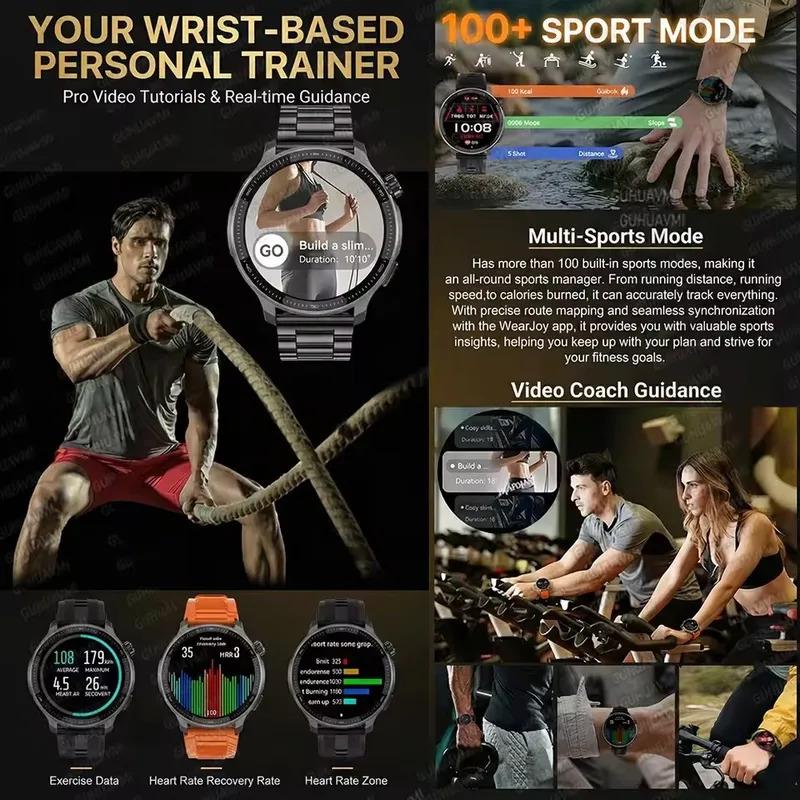 CoolWiz Smartwatch with built-in GPS, offline maps, 4GB memory, 3ATM water resistance, 500mAh battery, compass, call making, sports swimming band for outdoor activities and everyday use - gallery