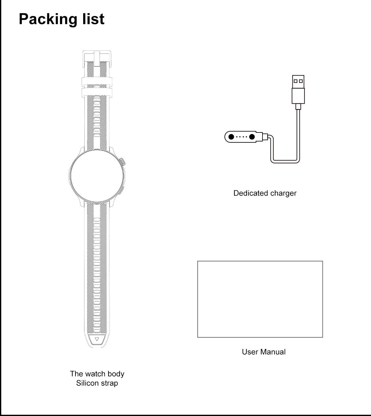 CoolWiz Smartwatch with built-in GPS, offline maps, 4GB memory, 3ATM water resistance, 500mAh battery, compass, call making, sports swimming band for outdoor activities and everyday use - gallery