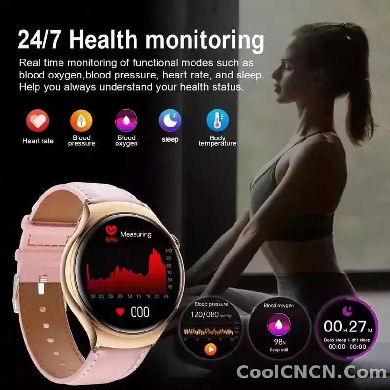 CoolWiz New Women’s Smart Watch, 1.43″ AMOLED HD Screen, GPS, Heart Rate Monitor, Bluetooth Calling, Waterproof, Outdoor Smart Watch for Women, Suitable for Sports, Outdoor Activities, and Daily Use - detail