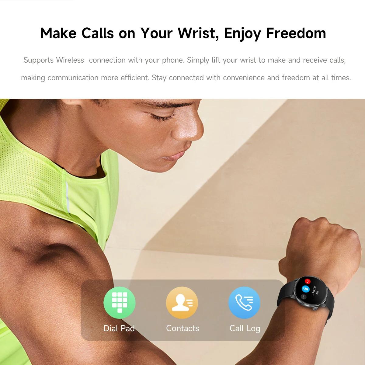 CoolWiz New Women’s Smart Watch, 1.43″ AMOLED HD Screen, GPS, Heart Rate Monitor, Bluetooth Calling, Waterproof, Outdoor Smart Watch for Women, Suitable for Sports, Outdoor Activities, and Daily Use - gallery