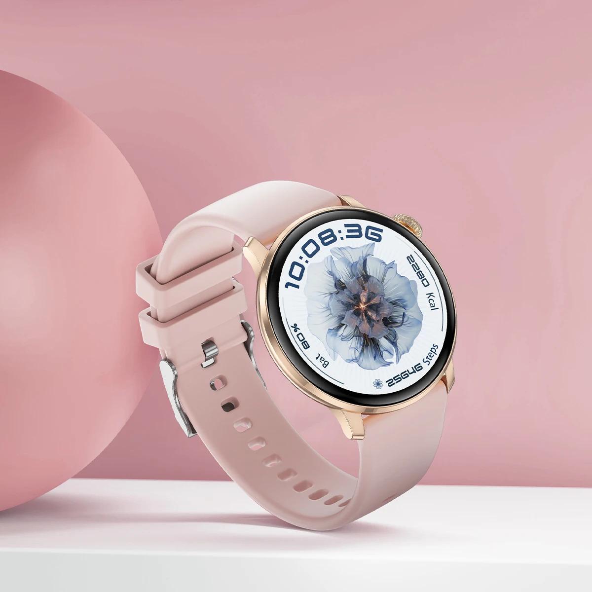 CoolWiz New Women’s Smart Watch, 1.43″ AMOLED HD Screen, GPS, Heart Rate Monitor, Bluetooth Calling, Waterproof, Outdoor Smart Watch for Women, Suitable for Sports, Outdoor Activities, and Daily Use - gallery