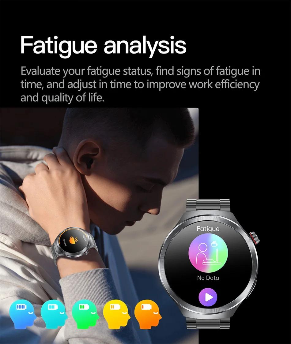 CoolWiz Smart Watch for Body Composition, Blood Pressure, NFC ECG + PPG, Body Temperature, Uric Acid, Lipids, Call Function; Waterproof Smart Watch for Men, suitable for outdoor sports and daily use - gallery