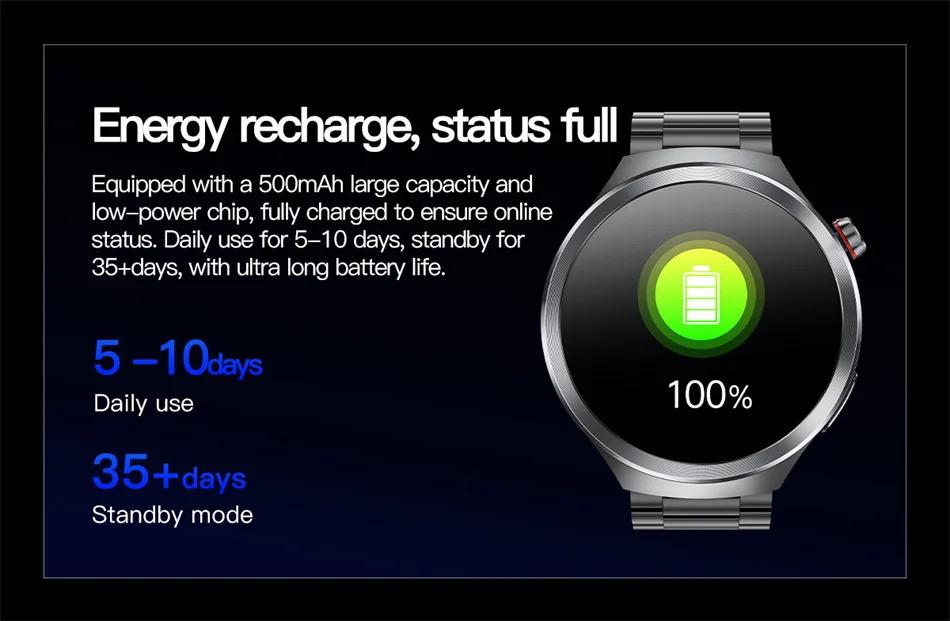 CoolWiz Smart Watch for Body Composition, Blood Pressure, NFC ECG + PPG, Body Temperature, Uric Acid, Lipids, Call Function; Waterproof Smart Watch for Men, suitable for outdoor sports and daily use - gallery