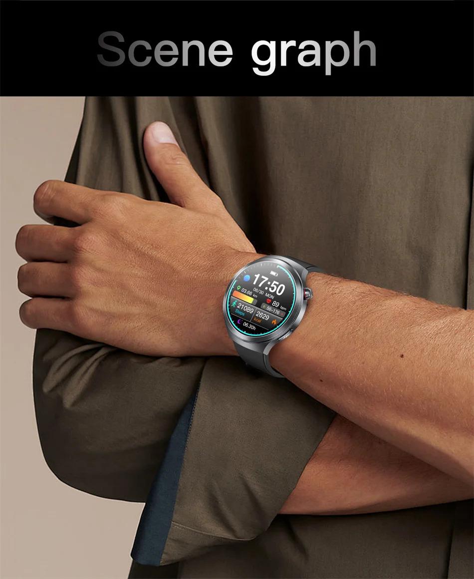 CoolWiz Smart Watch for Body Composition, Blood Pressure, NFC ECG + PPG, Body Temperature, Uric Acid, Lipids, Call Function; Waterproof Smart Watch for Men, suitable for outdoor sports and daily use - gallery