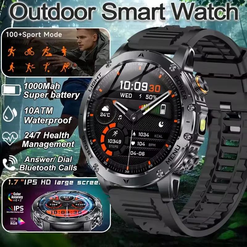 CoolWiz Original T Rex 3 Ultra Military GPS smartwatch with trajectory tracking and compass, 1000 mAh battery, 5 ATM water resistance; smart sports watch for men and women, suitable for outdoor sports and everyday use - gallery