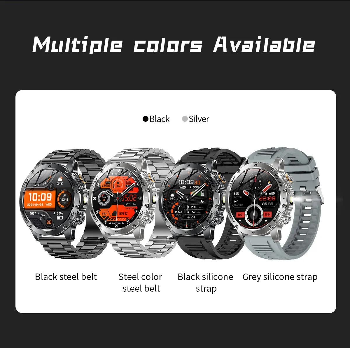 CoolWiz Original T Rex 3 Ultra Military GPS smartwatch with trajectory tracking and compass, 1000 mAh battery, 5 ATM water resistance; smart sports watch for men and women, suitable for outdoor sports and everyday use - gallery