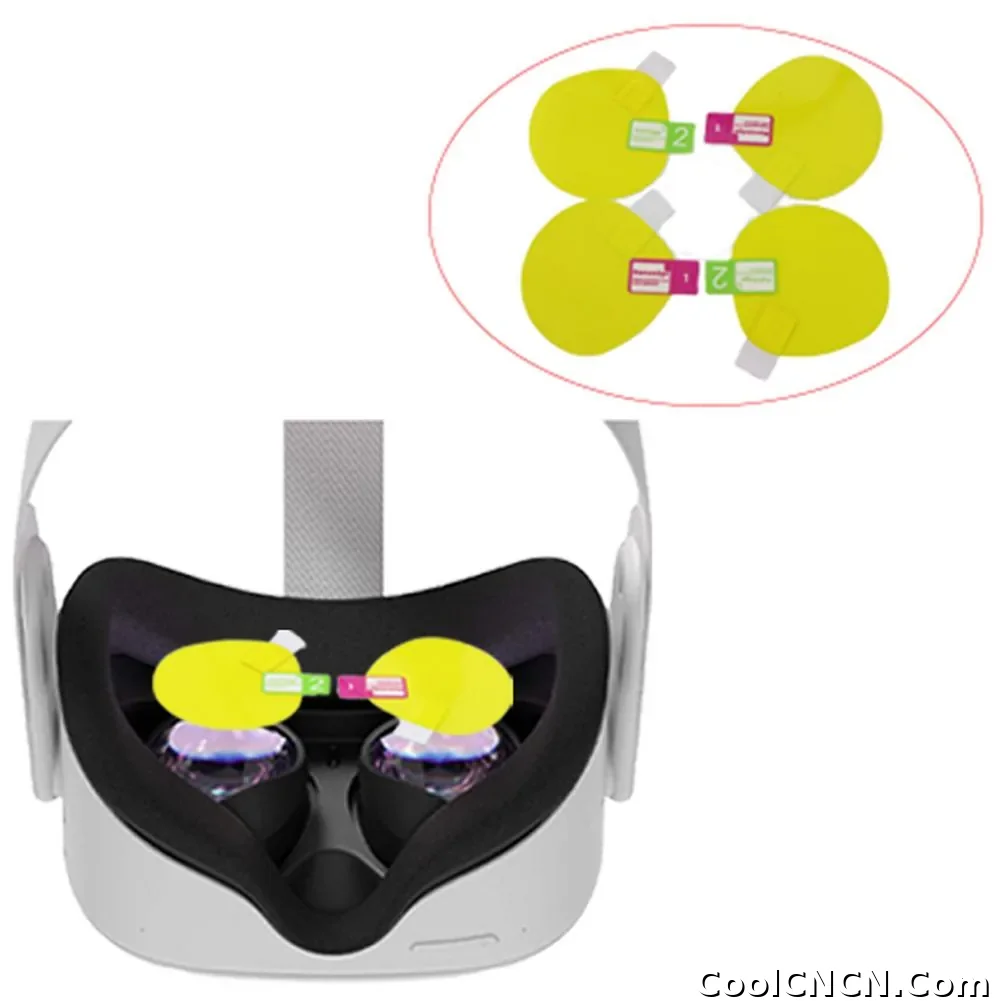 VR Lens Anti-Fog & Anti-Scratch Protective Film 2-Pack