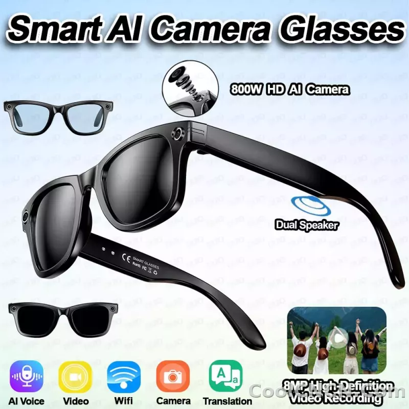 Smart Glasses 2025 AI Smart Camera Glasses 8MP Video Recording  Al Voice Translation Bluetooth Call Music Sunglasses Men Women Smart Glasses Wearable Review: Is It Worth the Investment?