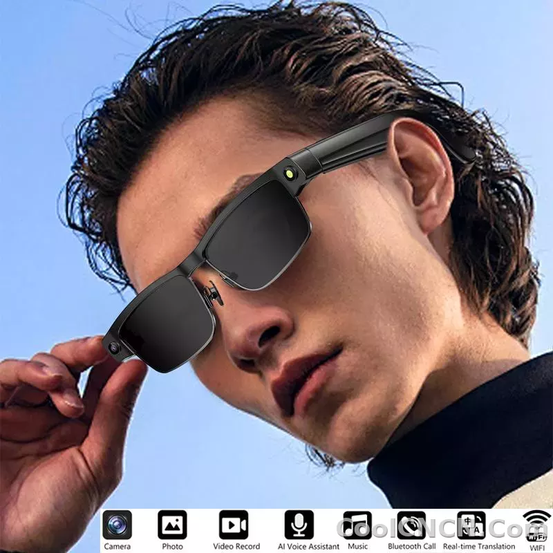 Smart Glasses Smart AI Glasses Recording Videos Ai Photo Recognition Answer Translation Large Battery  Bluetooth Call Glasses For Men Women Wearable Mics Black Black Review: Is It Worth the Investment?