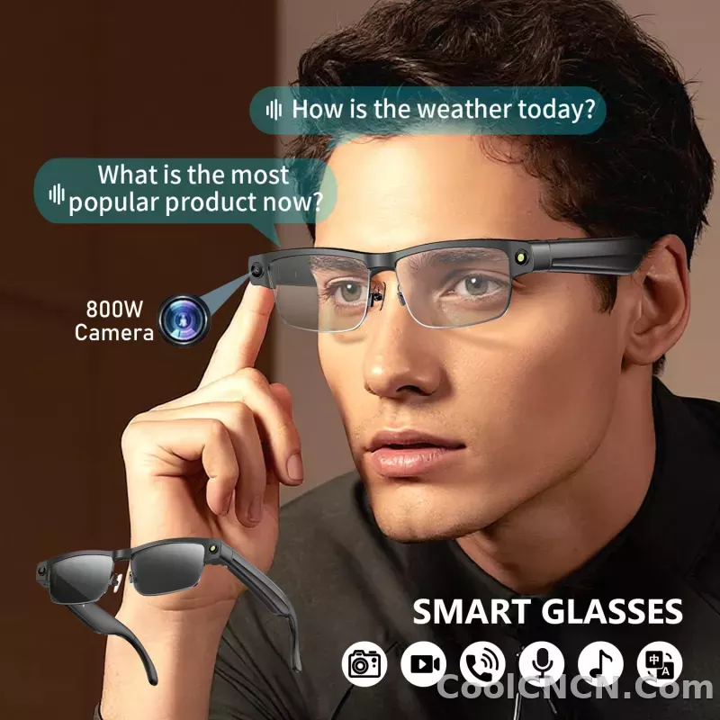 The Ultimate Guide to Choosing a Smart Glasses Camera Smart Glasses Photo Video Record BT Call Music Playback Smart Glasses Al Object Recognition Voice Assistant Sunglasses Bluetooth Android