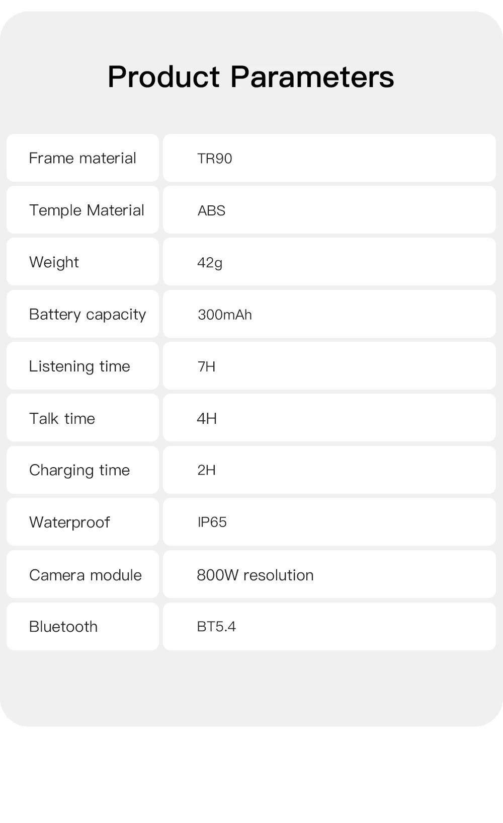 CoolWiz Smart Sports Glasses for Men – New Business Model, 8MP Camera, Anti-Shake, 100+ Language Translations via ChatGPT AI Assistant, POV Video Glasses, AI Glasses for Outdoor Sports and Daily Use - gallery