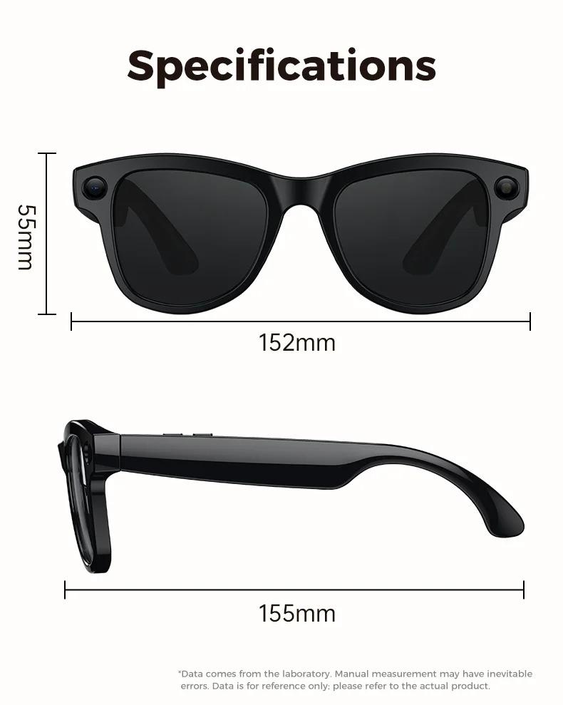 CoolWiz Smart Glasses Baru 3600MAh Pengecas Mudah Alih M02ultra Wanita 800W Kamera AI Terjemahan Rakaman Video Pemain Muzik Cermin Mata Panggilan Lelaki Untuk Sukan Luar Penggunaan Harian - gallery