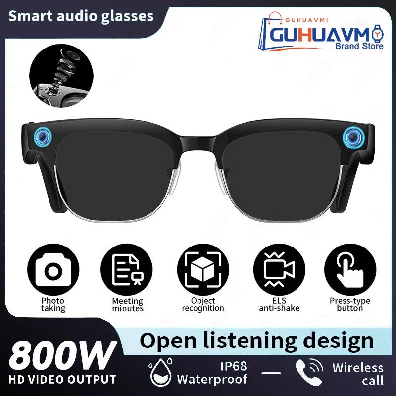 CoolWiz New AI Smart Glasses — 120+ Language Translations, 8MP Camera, 8K Resolution, Video & Music Playback, Business Calls, Color‑Changing Lenses, for Men, suitable for outdoor sports and everyday use - gallery