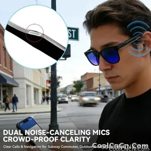 CoolWiz Smart Glasses with Audio, Electrochromic Lenses, Touch Controls, 4 New Speed Levels, 164+ Language Translations, Bluetooth Calling, Blackout Sunglasses, Music, ChatGPT — for outdoor sports and everyday use - view 6
