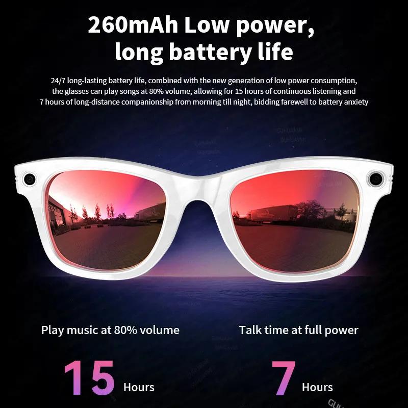 CoolWiz Camera HD Pixel 800W New 32GB Smart Glasses for Women — Photo Capture & Video Recording, AI Translation, Waterproof AI Glasses for Men, suitable for outdoor sports and daily use - gallery