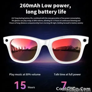 CoolWiz Camera HD Pixel 800W New 32GB Smart Glasses for Women — Photo Capture & Video Recording, AI Translation, Waterproof AI Glasses for Men, suitable for outdoor sports and daily use - view 4