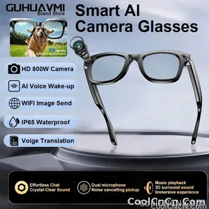 CoolWiz Camera HD Pixel 800W New 32GB Smart Glasses for Women — Photo Capture & Video Recording, AI Translation, Waterproof AI Glasses for Men, suitable for outdoor sports and daily use - view 9