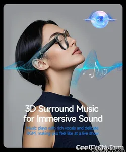CoolWiz Camera HD Pixel 800W New 32GB Smart Glasses for Women — Photo Capture & Video Recording, AI Translation, Waterproof AI Glasses for Men, suitable for outdoor sports and daily use - view 28