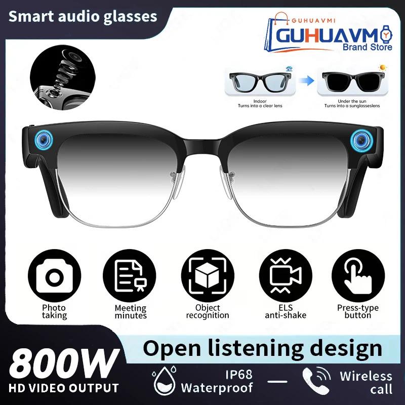 CoolWiz AI Smart Glasses 4K HD with Color Change, 8MP Camera, 1080p Video, AI Music Player, AI Calls, AI Sports Glasses for Men, for Outdoor Sports and Everyday Use - gallery