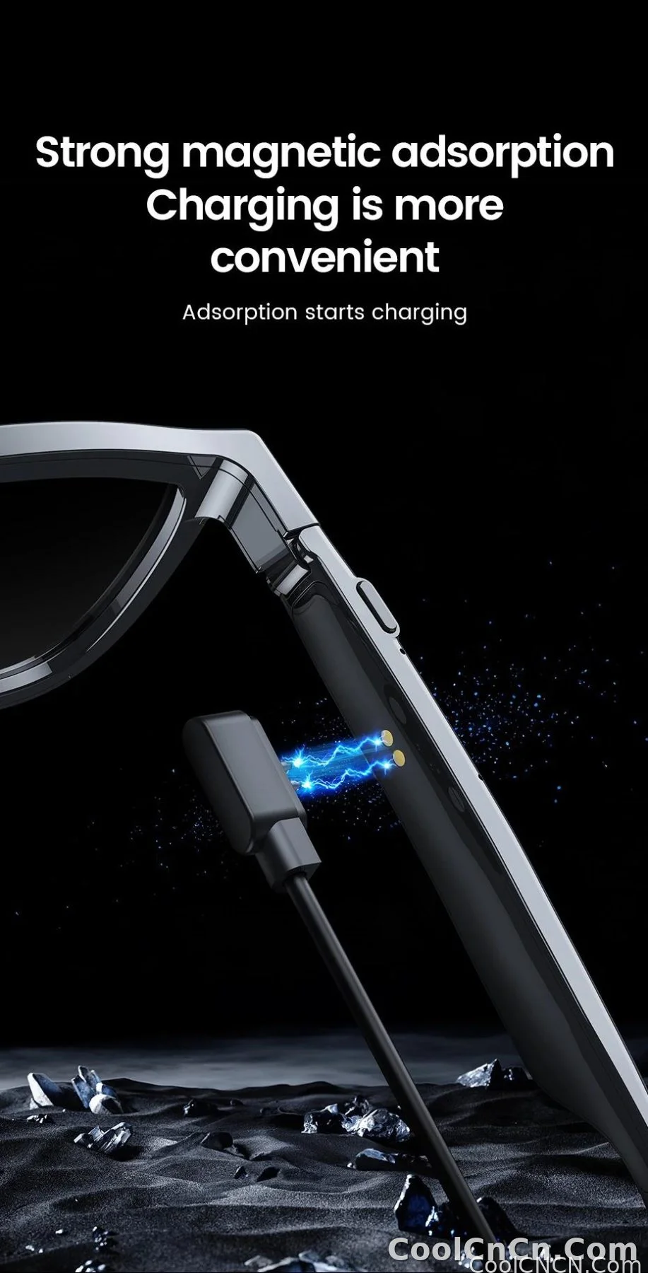 CoolWiz Cermin Mata Pintar Audio Lensa Elektrochromic Sentuhan 4 Kelajuan Baharu 164+Terjemahan Bahasa Panggilan Bluetooth Cermin Mata Hitam Muzik ChatGPT Untuk Sukan Luar dan Penggunaan Harian - detail