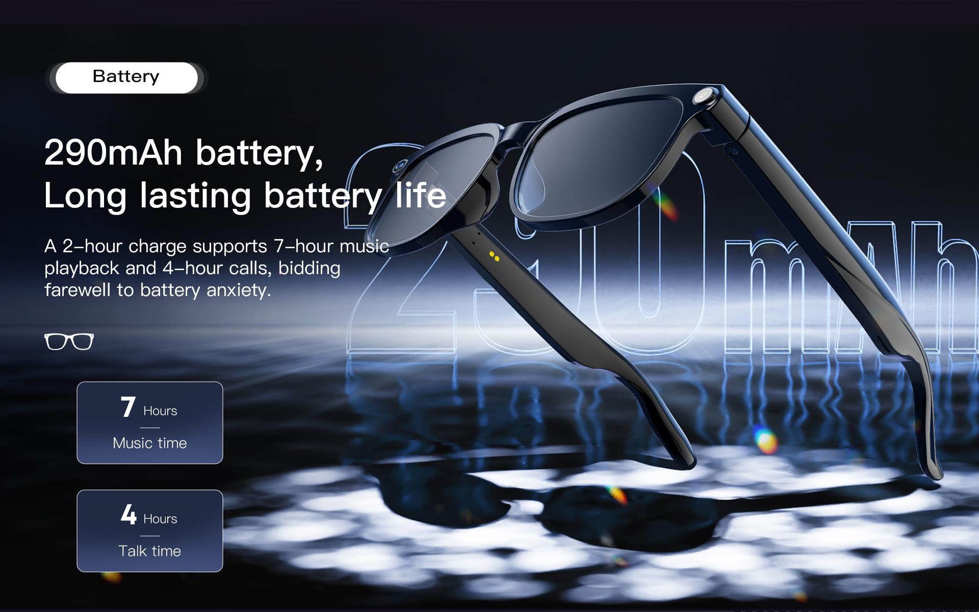 2026 New 800W HD Pixel Smart Glasses Men Anti-shake Camera AI Language Translation Video Recording ChatGPT Music Call Sunglasses - gallery