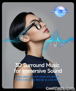 New Upgrade Smart Glasees With Camera Video Recording Languages Bluetooth Call Translation Voice Sunglasses - view 25