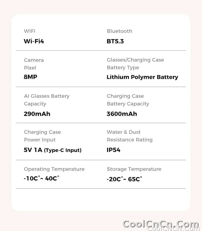 2026New Smart AI Glasses 4K 800W Camera ChatGPT Photos&Video 3600mAh Charging Case Power Bank 32GB Translation Music Sunglasses - detail