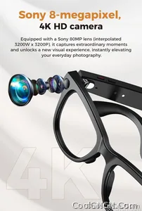 2026New Smart AI Glasses 4K 800W Camera ChatGPT Photos&Video 3600mAh Charging Case Power Bank 32GB Translation Music Sunglasses - view 15