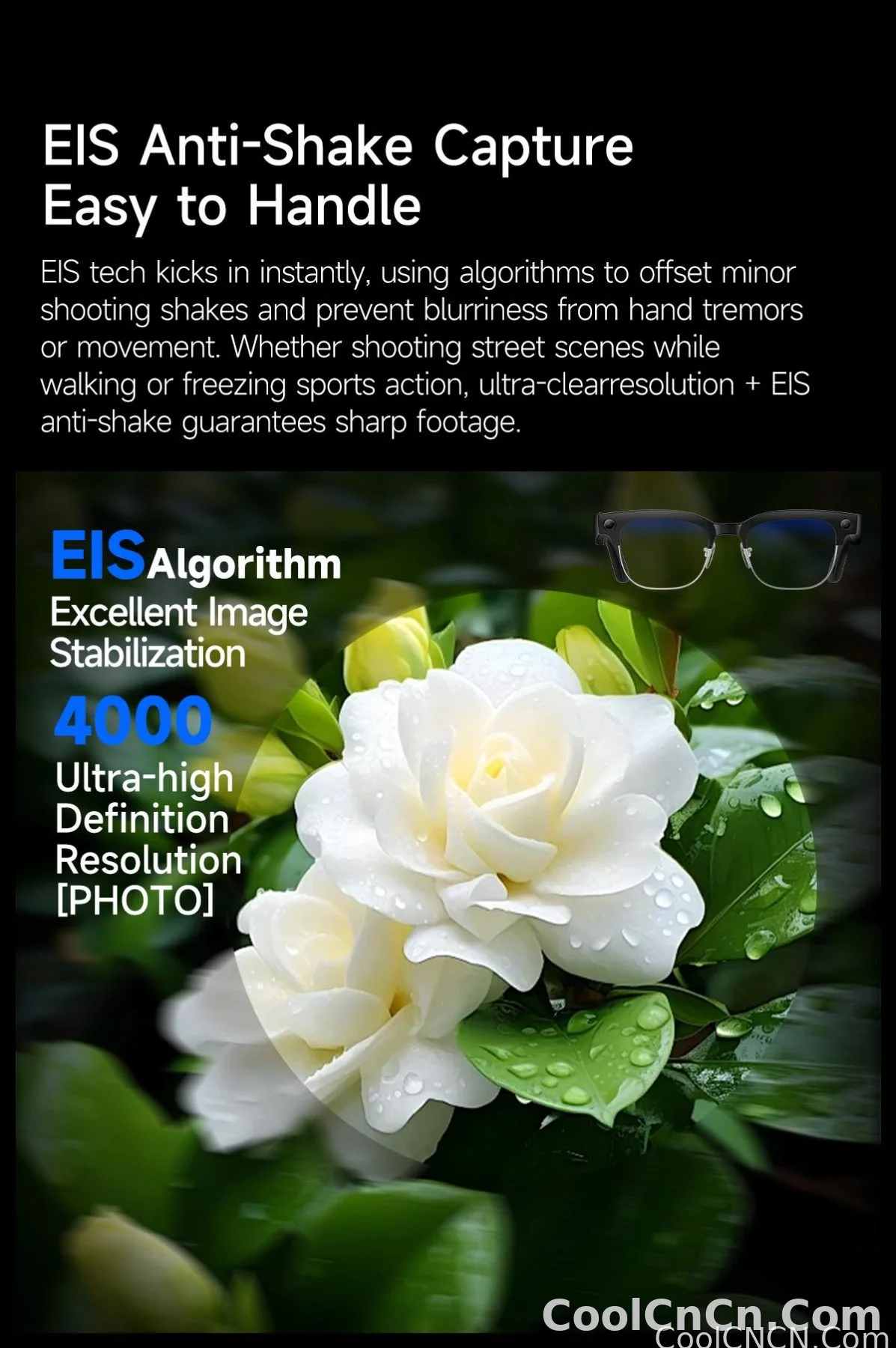 2026New AI Smart Glasses 120+Language Translation 800W Pixel Camera Video Music Player Call Business 8K Color Change Glasses Men - detail