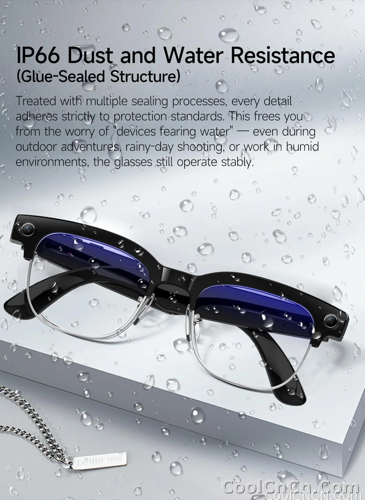 2026New AI Smart Glasses 120+Language Translation 800W Pixel Camera Video Music Player Call Business 8K Color Change Glasses Men - detail