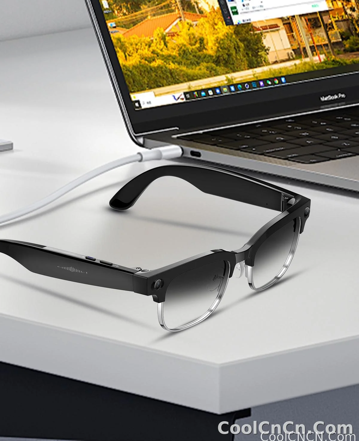 2026New AI Smart Glasses 120+Language Translation 800W Pixel Camera Video Music Player Call Business 8K Color Change Glasses Men - detail